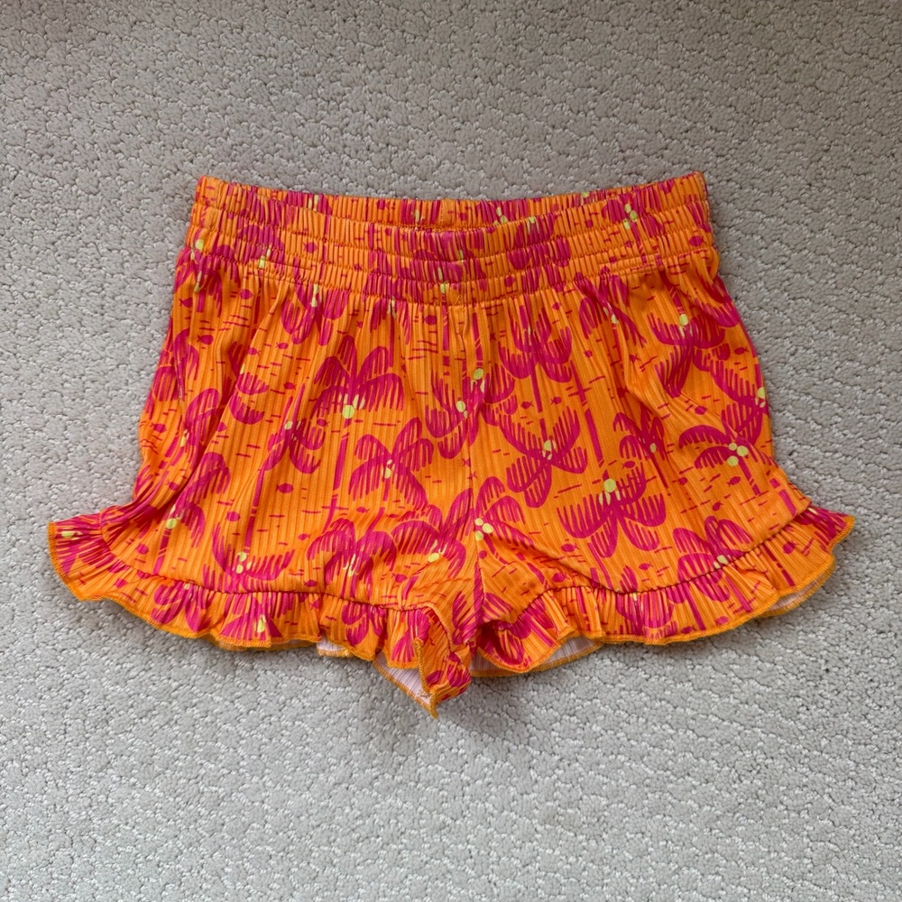 NWT Peek Orange and Pink High Waist Shorts